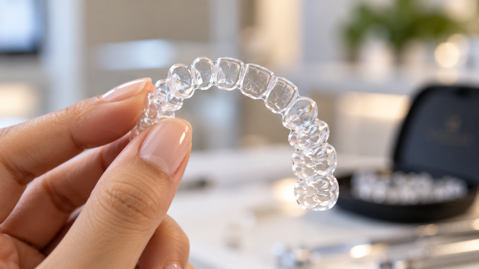 Custom clear aligner at Gold Dent Care